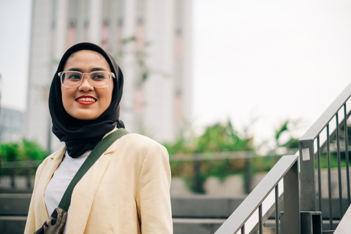 Portrait of Hijab Businesswomen